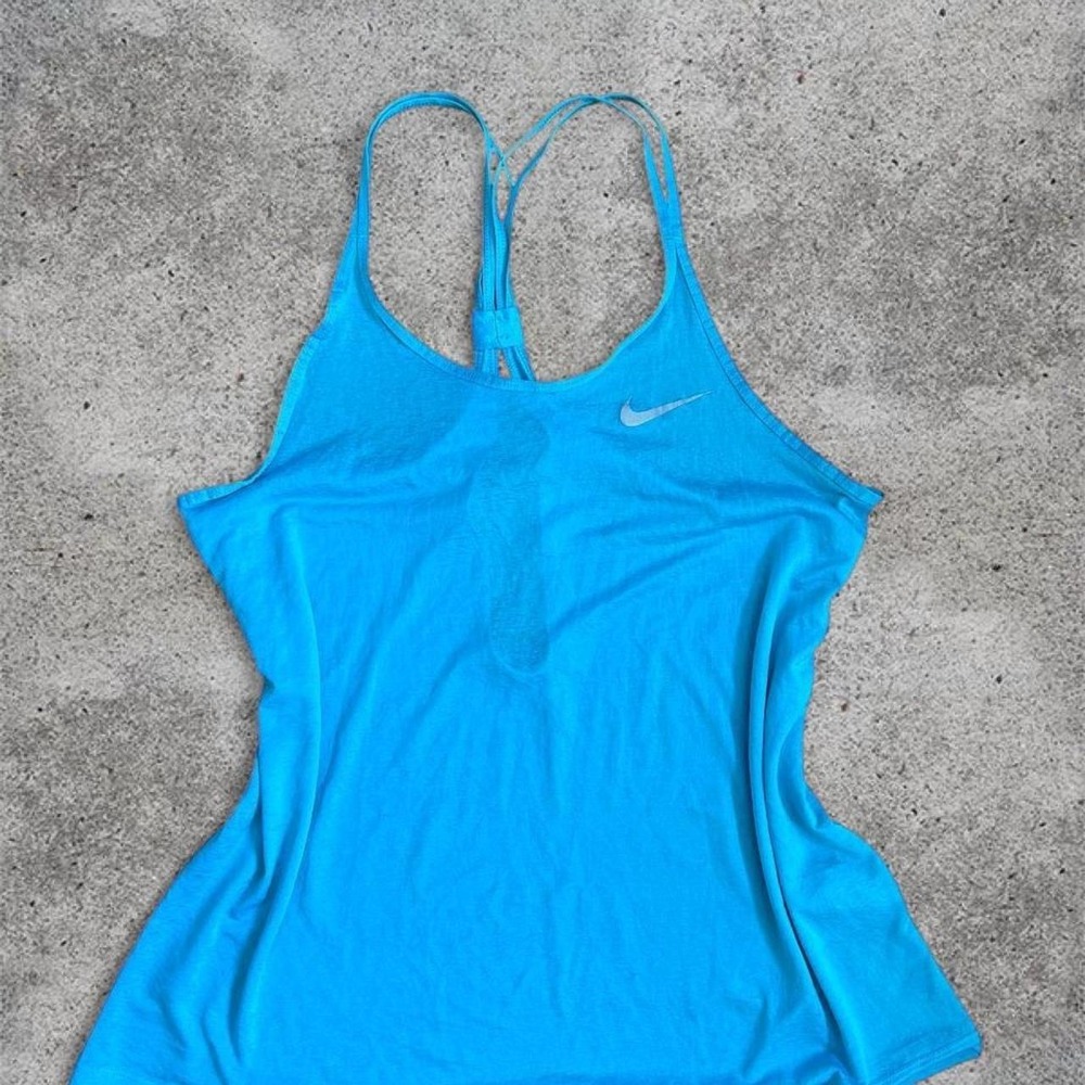 Blue Strappy Nike Tank